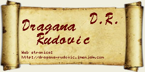 Dragana Rudović vizit kartica